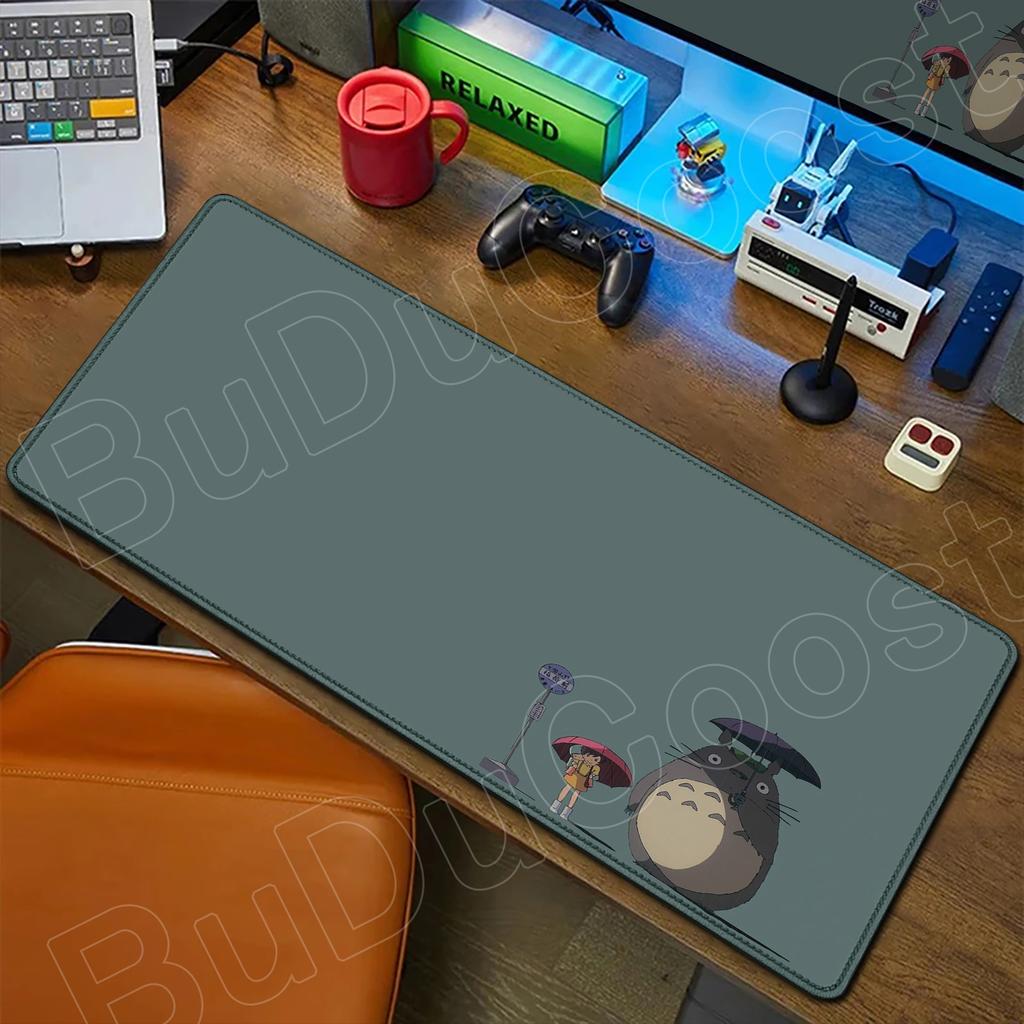 Mouse Pad Office Laptop HD Printing Kawaii Mousepad PC Japan Anime T-totoros Extended Table Mats Gaming Accessories Keyboard Pad