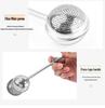 Stainless Steel Tea Ball Press Handle Infuser & Retractable Strainer