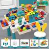 Multifunctional Large Particle Building Block Table for Kids: Educational Toy for Boys, Girls, and Babies