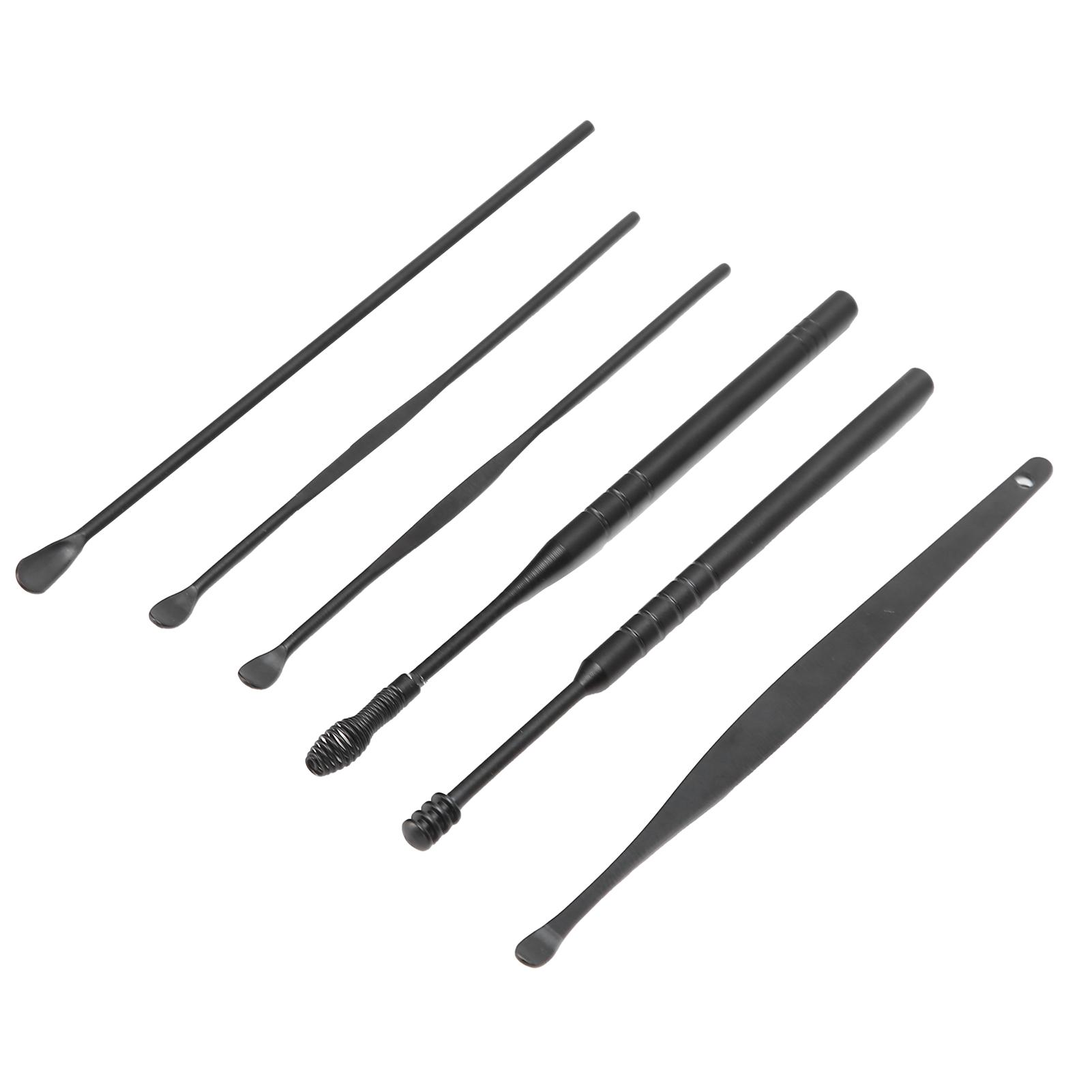 

Портативная ложка для чистки ушей, набор инструментов для удаления ушной серы, набор спиральных очистителей для ушной серы из нержавеющей стали