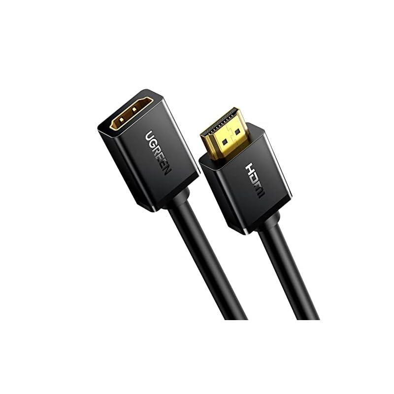 UGREEN HDMI Extension Cable, 4K 60Hz 3D Compatible (HDMI Male-Female), Compatible with PS4/PS3, Fire TV Stick, HDTV, PC, Switch, Etc., High-Speed,