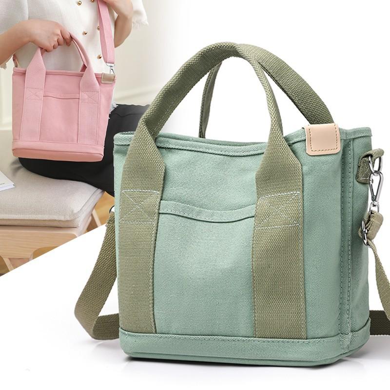 Canvas Strapazierfähige Damen-Tasche mit Top-Griff, Mädchen-Umhängetasche, große Kapazität, Tote-Handtaschen, weibliche Reisetasche, tragbare Mama-Tasche