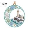 Seasonal Home Ornament Acrylic Christmas Tree Pendant, Decorative Hanging Ornament, Exquisite Winter Festival Gift Decorations for Garden Fireplace