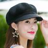 Sunshade Grass Beanie Cap Thin Octagonal Cap Elegant Women Baseball Cap  Summer