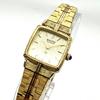 Used A023 RADO Gold Color Square Case Quartz Ladies Watch