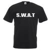 Volwassenen SWAT Politie Mobiele Eenheid Speciale Krachten Squad Unisex Zwart T-shirt