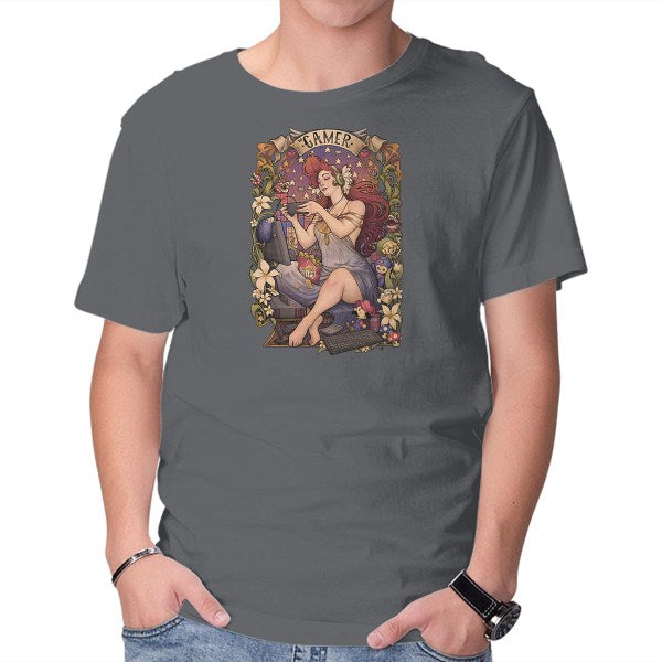 Unisex Crew Neck T-Shirt Gamer Nouveau Graphic Short Sleeve Casual Tee XXL