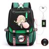 Demon slayer ghost extermination column student schoolbag junior high school student primary school student middle school student backpack