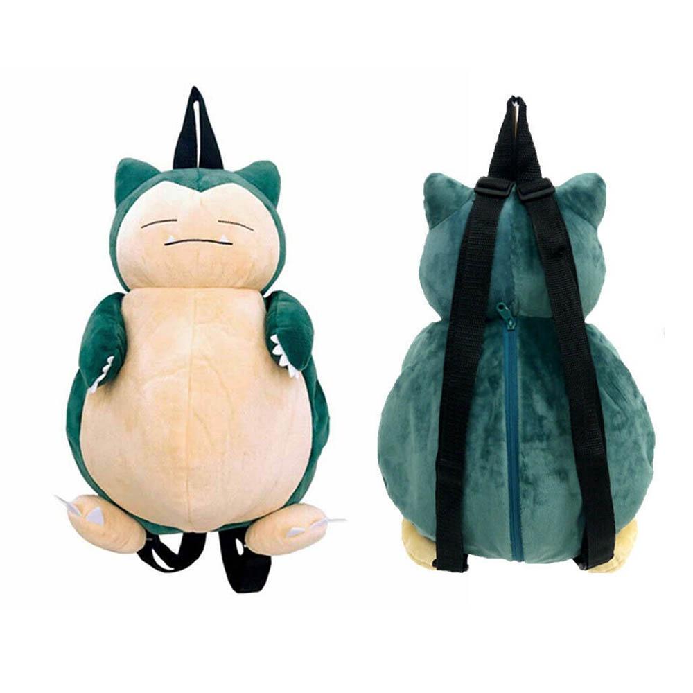 Roztomilý batoh s Pokémony Kabigonem pro děti, plyšová taška Snorlax