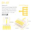 5/10PCS Mini Fast Compact Splicing Conductor Connector 1 In Multiple Out Splitter Splicing Terminal Block M3 Screw Fixing Hole