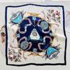 Spring and Summer Graffiti Flowers 71 * 71 Square Scarf Travel Sunscreen Headscarf Practical High-end Scarf for Mother