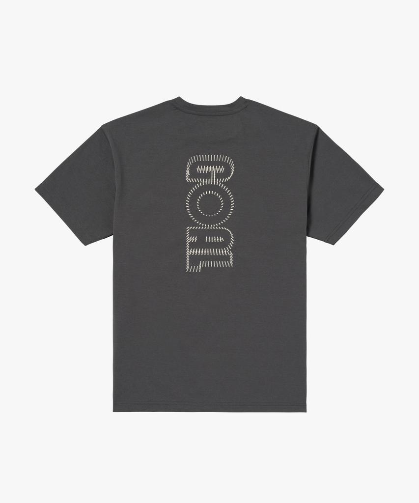 GOALSTUDIO Goal Dot Logo Airdry Tee-Charcoal