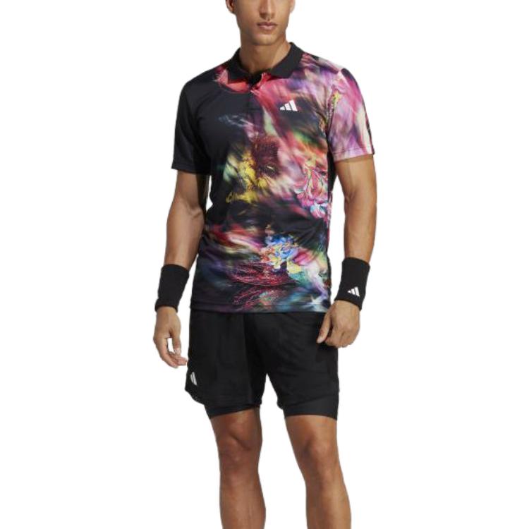 Новые мужские поло Adidas Черные HT7215