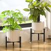 Floor-standing Flowerpot Bracket Metal Planter Shelf Stable Potted Holder  Garden Display