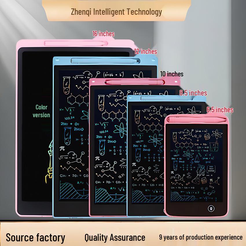LCD Writing Tablet: 6.5-16 Inch Colorful Doodle & Drawing Board for Kids