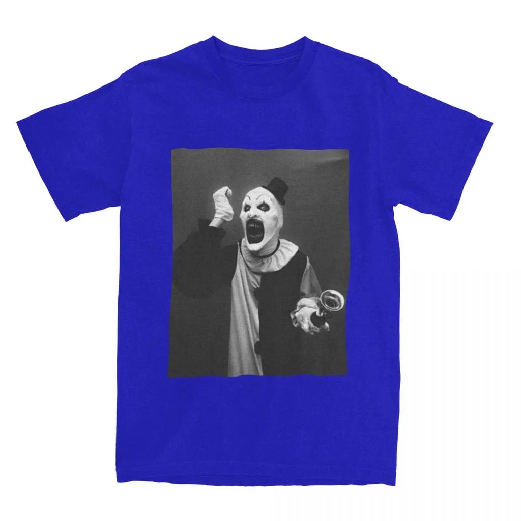 Terrifier Art Der Clown Horror T-Shirts Baumwolle Lustiges T-Shirt Rundhals T-Shirt Kurzarm Kleidung Ankunft