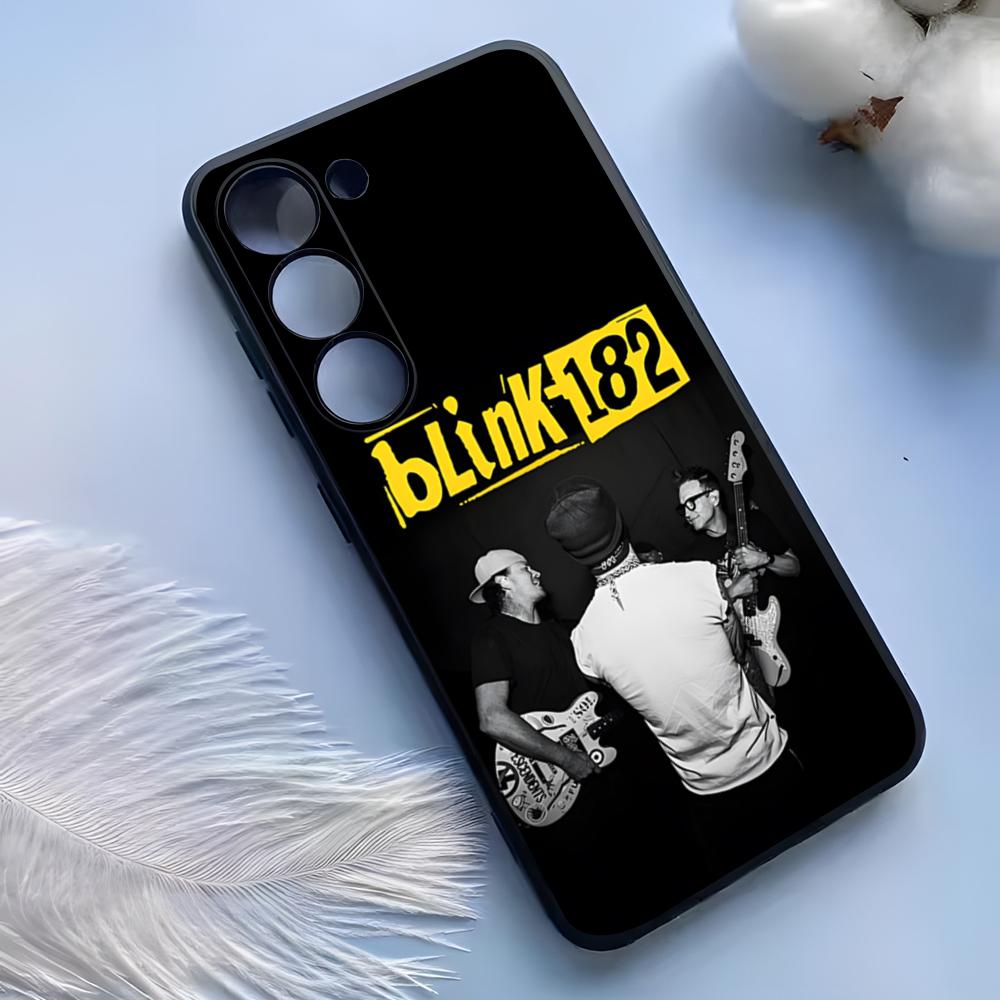 Blink-182band Phone Case For Samsung S26 S25 Ultra S24 S23 S22 S21 S20 Plus Fe Galaxy A54 Silicone Cover