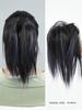 Synthetic Messy Claw Clip Hair Straight Bun Fake Hair Bun Female Hair Tail Extension