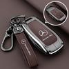 OQA4   Car Key Case Cover For Mercedes Benz C E S Class GLC CLE EQE W206 W214 W223 S350 S400 S450 E300 Keychain Fob