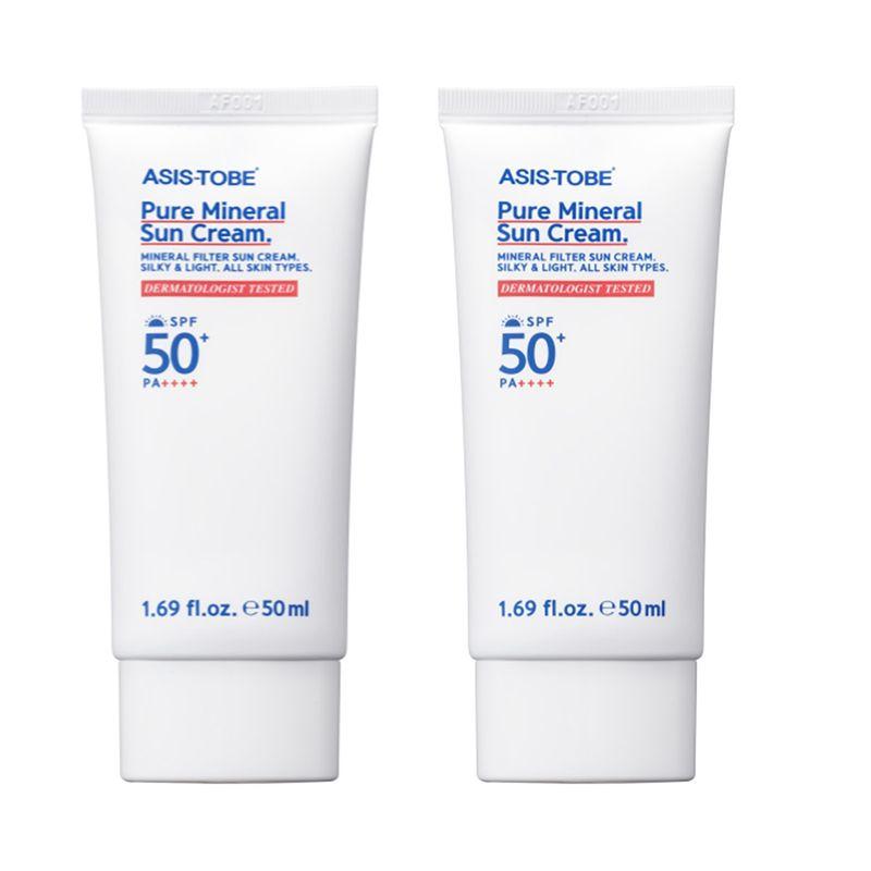 

ASIS-TOBE Pure Mineral Sun Cream 50ml x 2