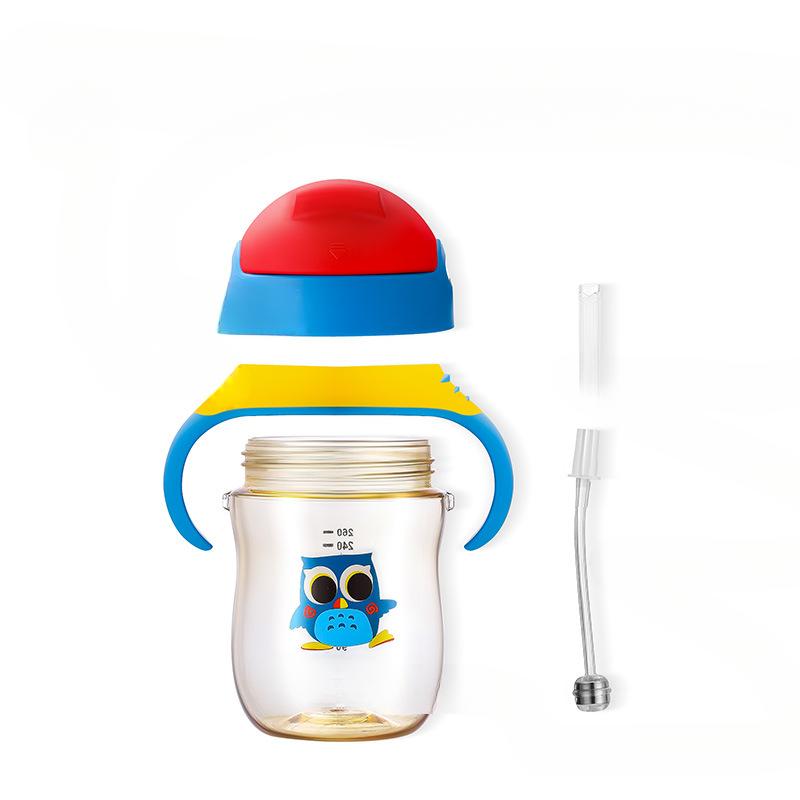 PPSU Children's Cups with Straws Cup Special for Pregnant Women and Parturients Summer Baby Drinking Water Pot.