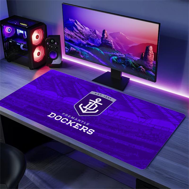 Fremantle Football Club Print Cushion Non-slip Laptop Tablet Big Mousepad XXL Mat Mini PC Playmat With Lock edge