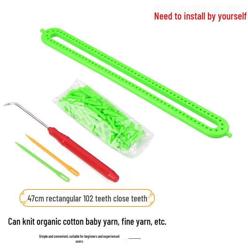 Beginner Knitting Kit: Scarf, Hat, Sweater & Blanket Tools