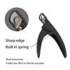 Nail Tip Cutter Stainless Steel Portable Professional Artificial Nail Trimmer for Manicure
