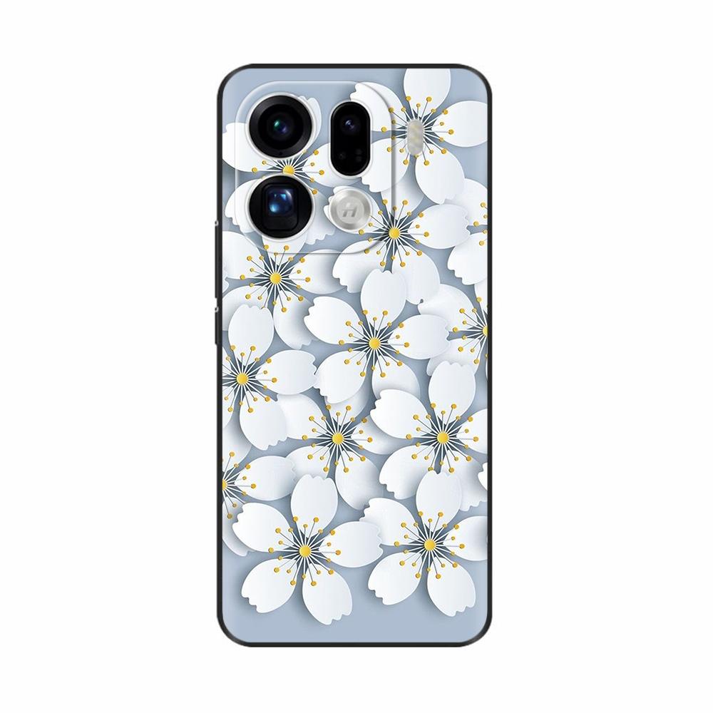 For OPPO Find X9 Pro Case Cute Flowers Cartoon Back Cover For OPPO Find X9 Cases FindX9 Pro ShockProof Phone Cases Funda Shells