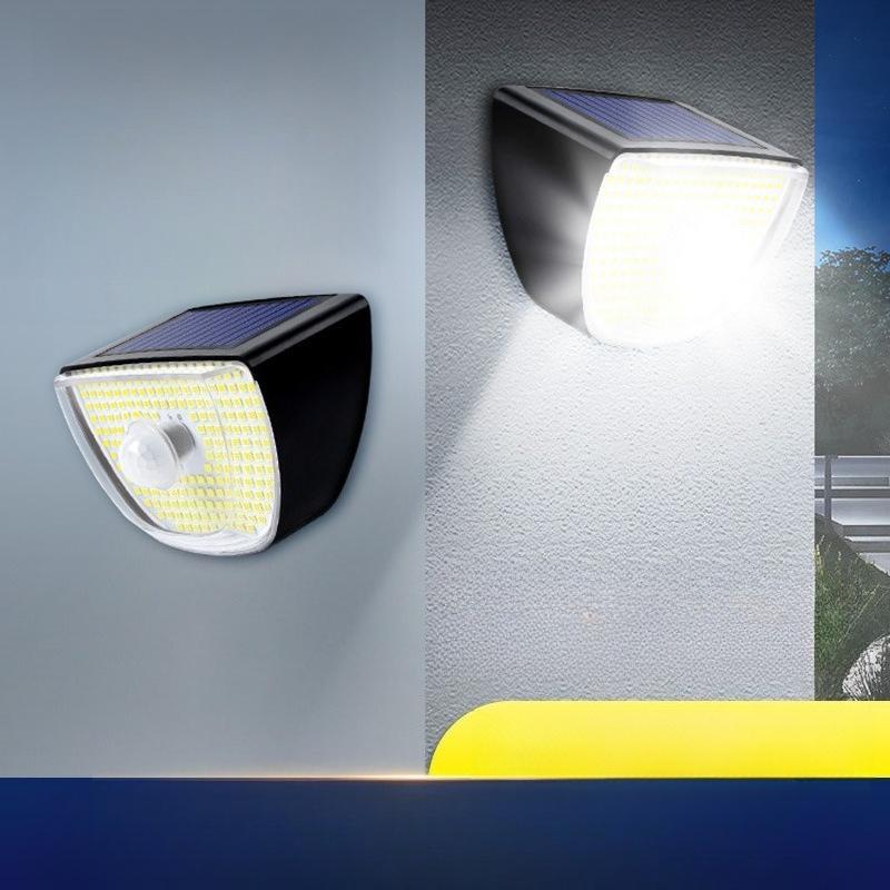 IP65 Waterproof Solar Outdoor Garden Lights Super Bright 200 LEDs Motion Sensor Wall Light Solar Powered Security Lamp