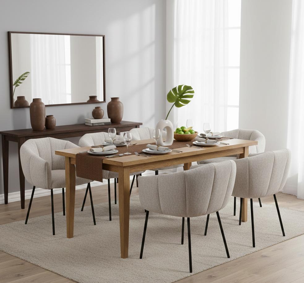 OTILO upholstered bar stool, gray fabric, 65