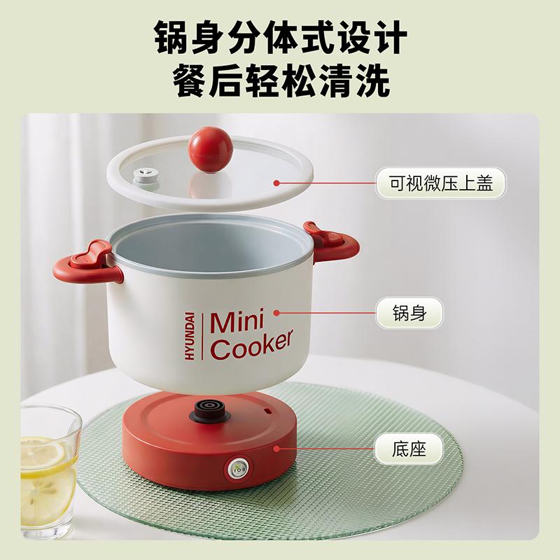 Multi-functional Electric Hot Pot with Titanium Coating