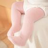 Dehnbare vertikale Streifen Kinder Strick Leggings Verdickt Warm Baumwolle Mädchen Strumpfhosen Baby Mädchen