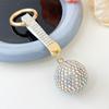 1PC Rhinestone Handbag Car Decor Key Ring Key Chain Ball HOT Crystal Diamante Pendant KeyChain Gift