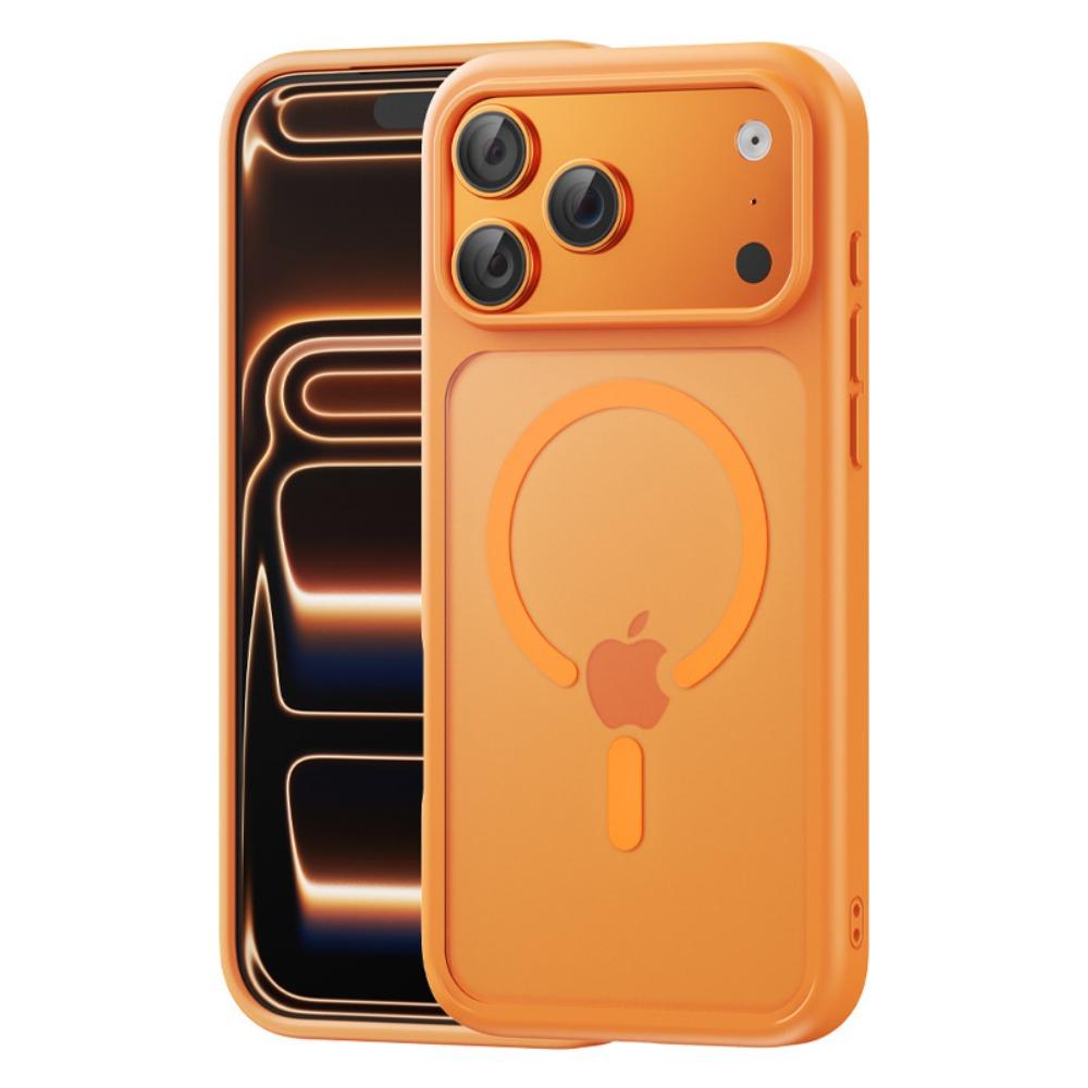 Magsafe Mat Şeffaf Telefon Kılıfı iPhone 17 Air 16 15 14 Plus 13 12 17 Pro Max için Manyetik Kablosuz Şarj Darbeye Dayanıklı Kapak