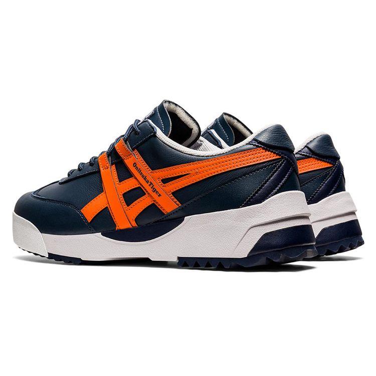 ONITSUKA TIGER Delegation EX Synthetic Leather Non-Slip Wear-Resistant Height Increasing Low-Top Sneakers Unisex Sneakers Deep-Blue 1183A559-400