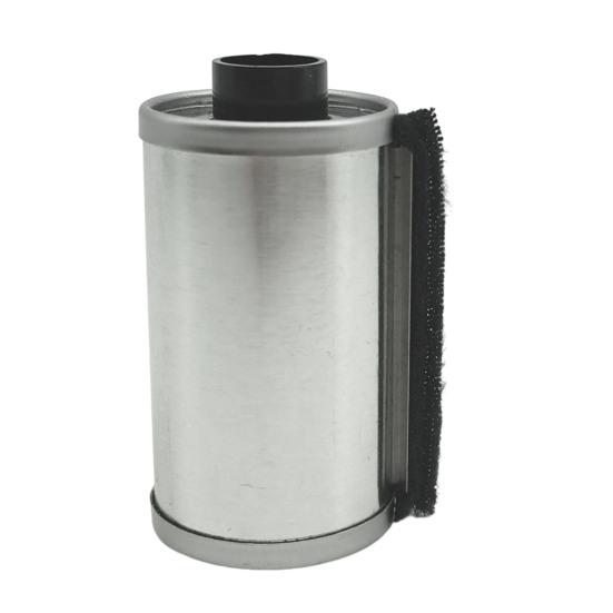 

Канистра для фотопленки Пустая кассета для фотоаппарата Компактная конструкция Портативная пустая кассета для фотопленки Аксессуары для фотосъемки серебряный