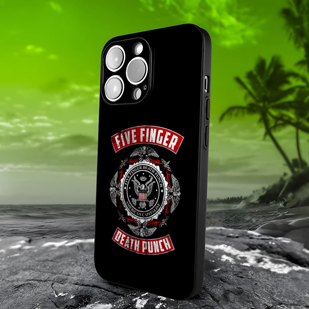 

Five F-Finger Death Punch Phone Case For IPhone 17 15 16 13 Pro Max 14 12 11 Xr X 8 7 6 Plus Luxury Back Cover iPhone 15 Pro Max