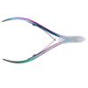 1PCS Nail Art Dead Skin Remover Clipper Scissor Stainless Steel Plating Rainbow Cuticle Nipper Cutter