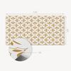 Self-Adhesive Vinyl Panel - Office Wall Decoration 120x60 cm Elegant Plant Pattern
