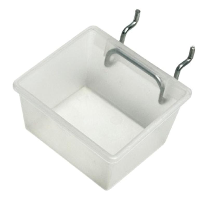 Efficient Pegboard Storage Bins with Hook and Labels Practical Peg Board Basket Effective Hardware Storage Solution