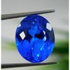 Certified 12.35 Ct Natural Kashmiri Blue Sapphire Oval Cut Rare Loose Gemstone