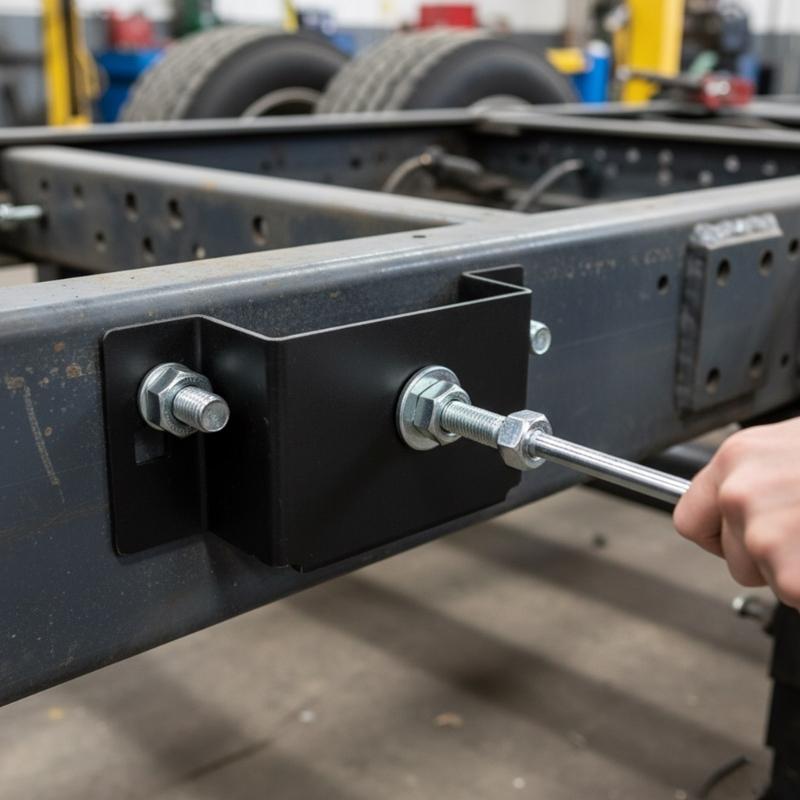 Quick Install Trailer Support Bracket Stabilizer For Trucks Trailers Heavy Vehicles Tool Free Setups Weatherproof Design