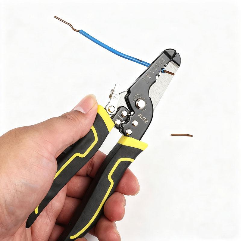 Multi-function Electrician Manual Wire Stripper and Crimping Pliers Cable Stripping Pliers Wire Cutting Pliers Labor-Saving Tool