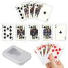 Metal Rectangle Silver Color Playing Cards Storage Box Money Coin Holder Box Candy for Key for Case Business Card Storag