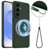 Case for Galaxy S26+ - Silicone, Dark Green, Shockproof