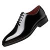 Moda Nuove Scarpe Oxford Casual da Uomo con Punta in Pelle Verniciata Lucida Calzature da Matrimonio e Homecoming Zapatos Hombre