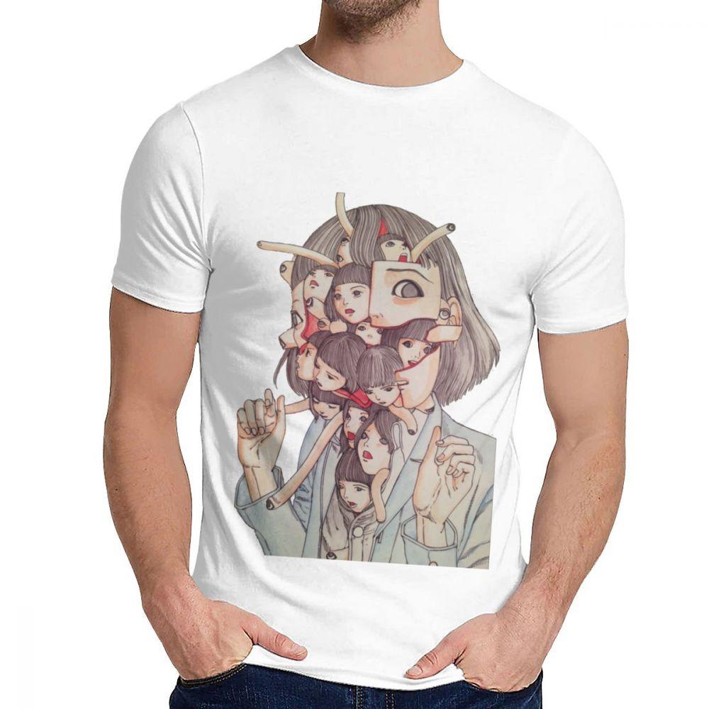 Shintaro Kago Tomie Japanese Junji Ito T Shirt Casual O Neck Anime Unisex Pure Cotton Us