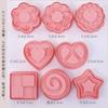 8Pcs Sandwich Jam Biscuit Mold Chocolate Sauce Cookie Cutouts Fudge Pastry Baking DIY Mold