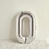 42" Aluminum Foil Number Balloon with Crown Stand for Kids' First Birthday Party Decorations